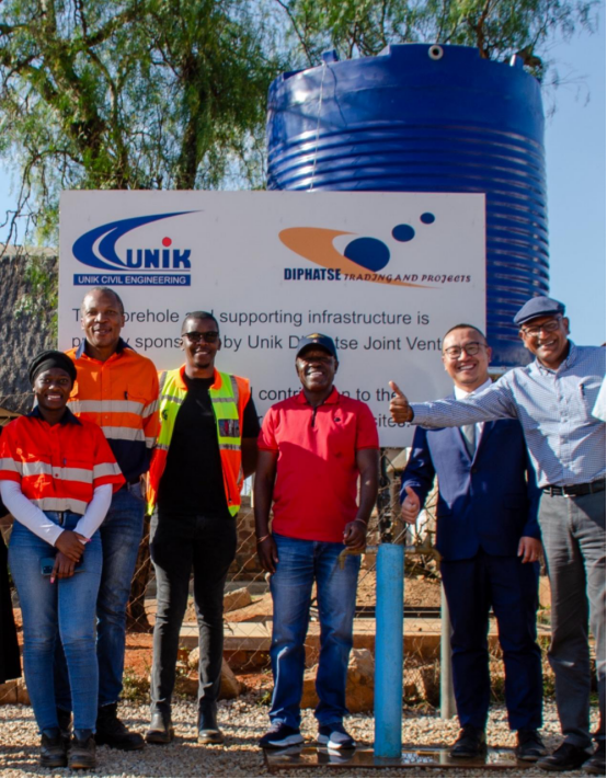 UNIK联凯建工南非水井捐赠与工程进展